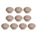 Wood Button Plugs 0.4 Inch Oak Screw Hole Furniture Plugs 10 Pcs - 10mm Hole x 15mm,10Pack