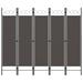 5-Panel Room Divider Folding Room Divider Screens 78.7"x70.9"