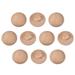 25 Pcs 7/25 Inch Cherry Hardwood Furniture Plugs Wood Button Top Plugs - 12mm Hole x 18mm,50Pack