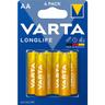 Longlife alcaline stilo bl.6 pz - Varta