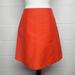 Kate Spade New York Skirts | Kate Spade New York Women Size 2 A Line Skirt Orange Bright Coral 100% Polyester | Color: Orange | Size: 2