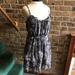 American Eagle Outfitters Dresses | American Eagle Gray Floral Dress Size 8 | Color: Gray | Size: 8