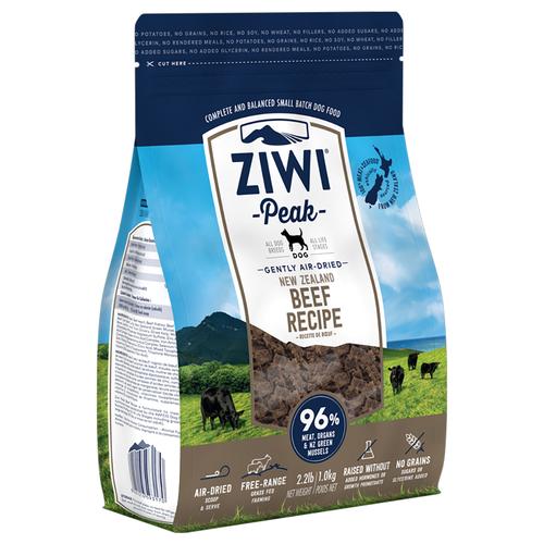 2x 1kg Ziwi Peak Air Dried Hundefutter mit Rind Hundefutter trocken