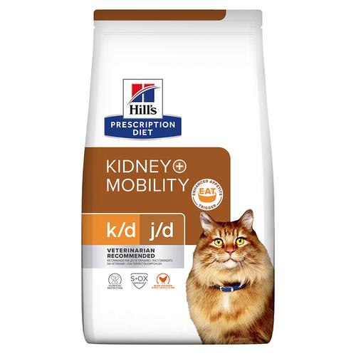 1,5kg Hill's Prescription Diet k/d + Mobility mit Huhn Katzenfutter Trocken,