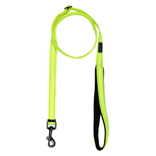 Rukka® Set: Bliss Neon Halsband & Leine M +200cm/20mm Hund