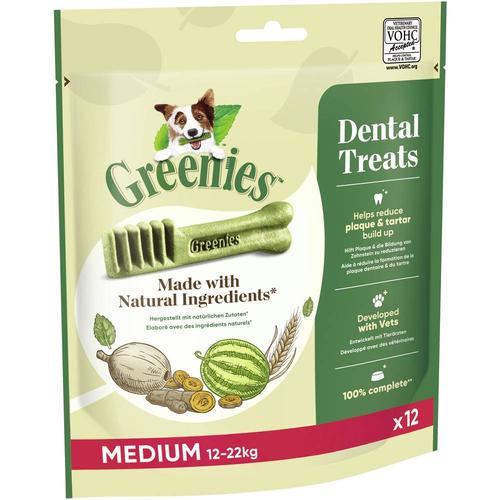 3x 340g Greenies Zahnpflege-Kausnacks Medium Hundesnacks
