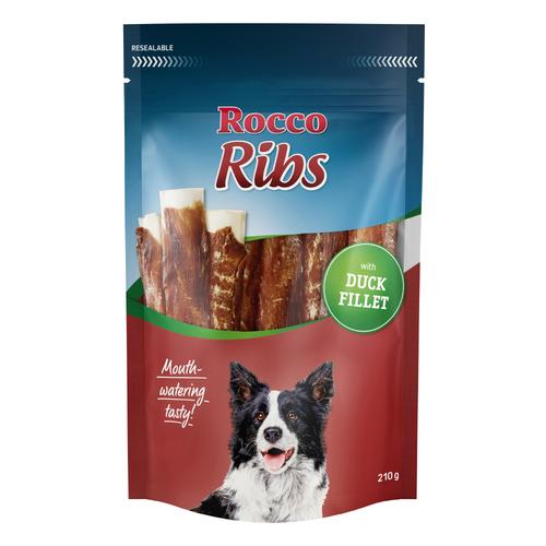 12x210g Ribs mit Entenbrust Rocco Sparpaket Hundefutter