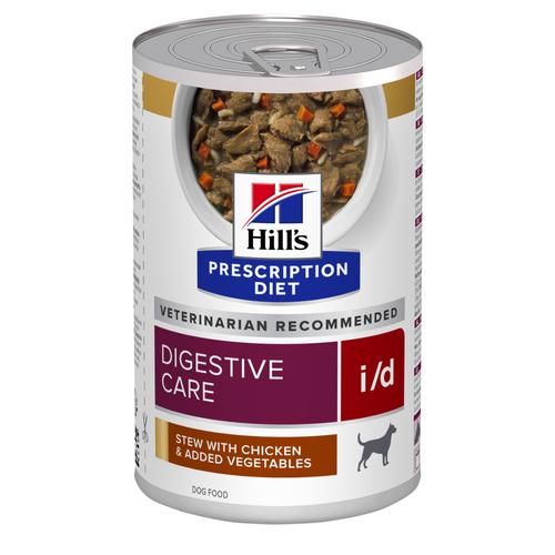 12x 354g Hill's Prescription Diet i/d Digestive Care Ragout mit Huhn Hundefutter nass