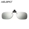 AIELBRO – lunettes de soleil polarisées à Clip pour hommes Vision nocturne conduite pêche Sport