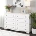 Prepac Sonoma 8 Drawer Double Dresser for Bedroom, Wide Chest of Drawers, Traditional Bedroom Furniture