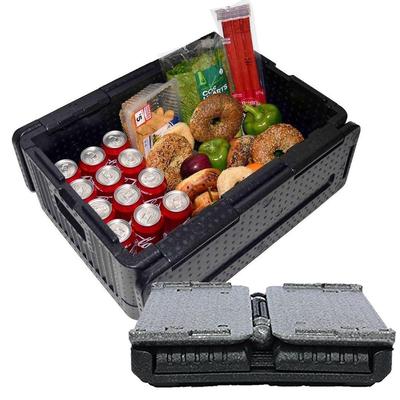 Cooling Chilling Collapsible Cooler - Iceless Chest Insulated Foldable Portable