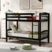 Elegant Design Twin Size Wood Platform Kids Bed with Trundle, Solid Construction, Maximized your Bedroom Space