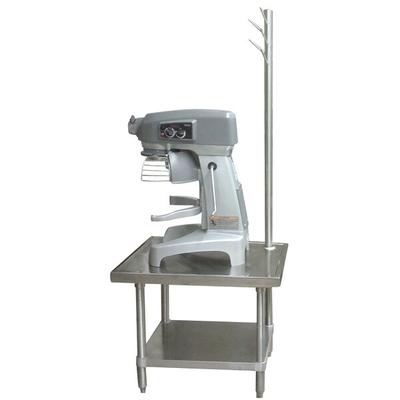 Advance Tabco MX-SS-303 30" x 36" Mixer Table with Utensil Rack and Stainless Steel Undershelf
