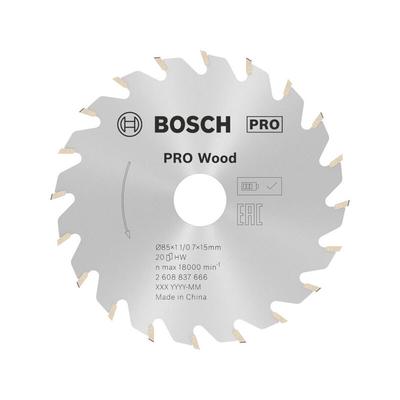 Bosch - Kreissägeblatt st wo h 85x15 T20