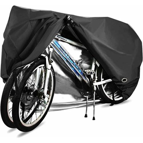 Abcrital - 210D Wasserdichte 2 Bike Fahrradhülle Atmungsaktive Outdoor Fahrrad Schutzhülle mit