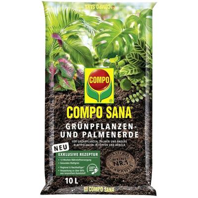 COMPO SANA® Grünpflanzen- und Palmenerde - 10 Liter