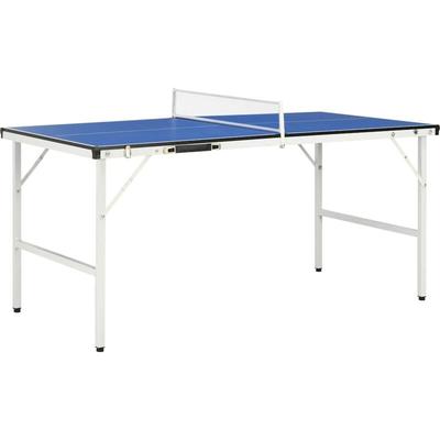 Tischtennisplatte mit Netz 5 Fuß 152×76×66 cm Blau Vidaxl