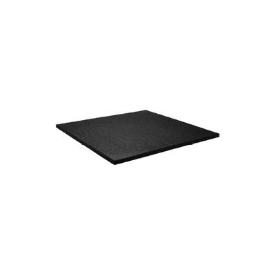 Vivol - Sportboden - Fliese 100x100cm - 15mm - extra feine Körnung - Schwarz