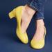 Anthropologie Shoes | Anthropologie Lien Do Yellow Suede Las Cruces 2 | Color: Yellow | Size: 8.5