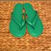 J. Crew Shoes | J. Crew Green Sandals. Size 8. Never Worn! | Color: Green | Size: 8