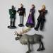 Disney Toys | Frozen Ii Cake Toppers Queen Iduna King Agnarr Sven Lot Of 5 Figures | Color: Black/Silver | Size: Osg