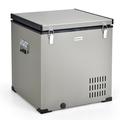 Costway 12 cu. ft. Freestanding Mini Fridge w/ Freezer Plastic in Gray | 23 H x 21.5 W x 22 D in | Wayfair AX10007US-GR