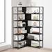 17 Stories L-Shaped Corner Bookcase w/ Metal Frame Wood in Black | 70.92 H x 37.41 W x 11.82 D in | Wayfair 5F0B2C329ACD4CD4B11FAB9E8FD1EA55