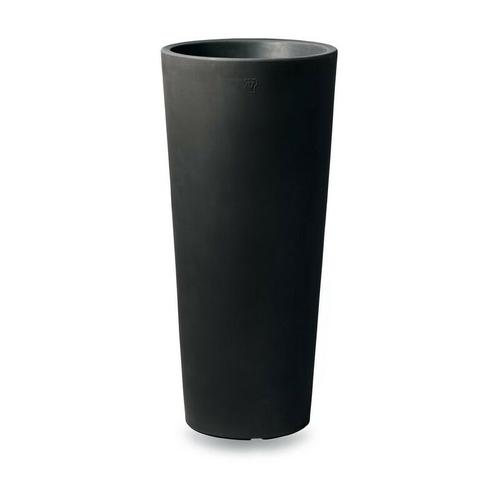 Runde hohe Genesis-Vase 100 cm Anthrazit - Anthrazit