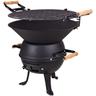 Dema - Grillfass New Orleans Grill Holzkohlegrill Gartengrill Campinggrill Feuerstelle