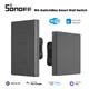 SONOFF – interrupteur mural intelligent WiFi M5 80/86/120 Type 1/2/3 gangs EU/US Via Ewelink