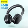 Baseus-casque sans fil H1 40db ANC annulation Active du bruit Bluetooth 5.2 casque d'écoute