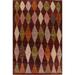 Geometric Moroccan Oriental Area Rug Hand-knotted Wool Carpet - 9'7" x 13'0"