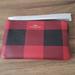 Coach Bags | Coach Plaid Wristlet | Color: Black/Red | Size: Os