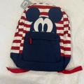 Disney Accessories | Disney Store Mickey School Backpack Red, White, Blue | Color: Blue/Red | Size: One Size