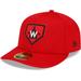 Men's New Era Red Washington Nationals 2022 Clubhouse Alternate Logo Low Profile 59FIFTY Fitted Hat