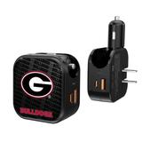 Georgia Bulldogs Team Logo Dual Port USB Car & Home Charger