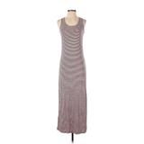 Casual Dress - A-Line Scoop Neck Sleeveless: Gray Print Dresses - Women's Size X-Small