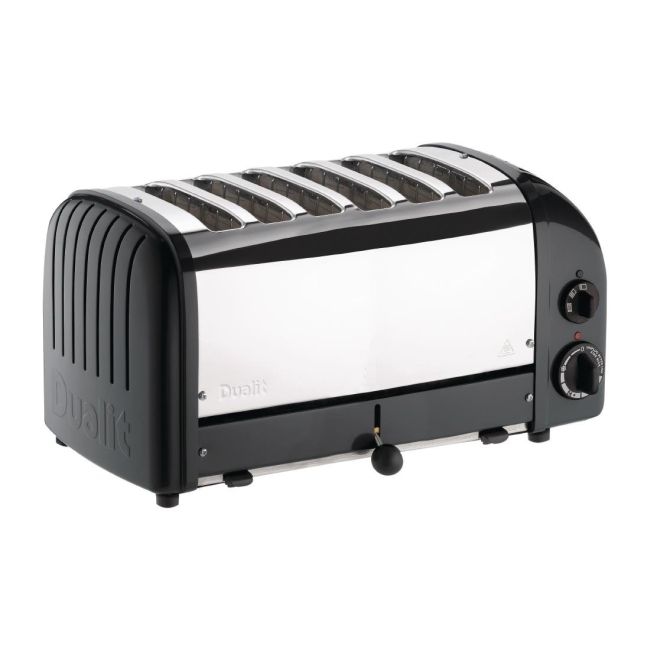 Dualit Toaster 60145 Schwarz 6 Schlitze Image