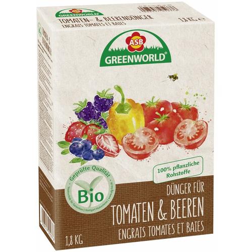 Bio Tomaten- und Beerendünger 1,8 kg Dünger Tomatendünger - Asb Greenworld