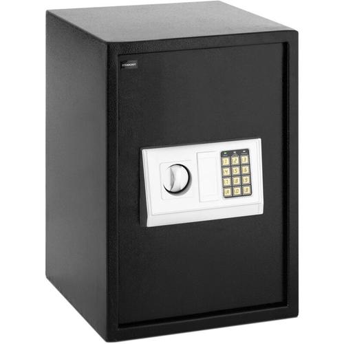 Möbeltresor Safe Mini-Tresor Schranktresor 35 x 25 x 25 cm Code + Schlüssel - Schwarz