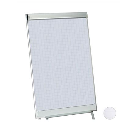 Flipchart Papier, kariertes Moderationspapier, Block à 50 Blatt, 60 g/m², 6-fache Lochung, 57,5 x