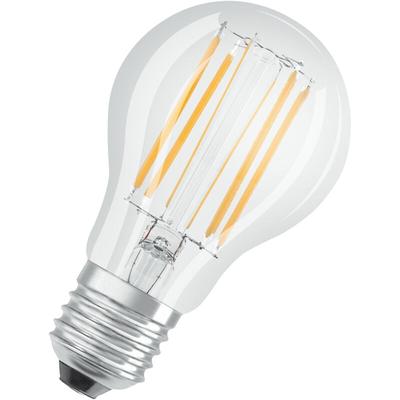 Dimmbare Filament led Lampe mit E27 Sockel, Warmweiss (2700K), klassische Birnenform, 9W, Ersatz