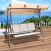 Three Seat Outdoor Textilene Swing seat Chair - 68*44*59