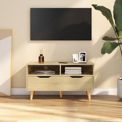 vidaXL TV Stand TV Console Sideboard TV Unit Home Media Unit Engineered Wood - 35.4