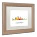 Trademark Fine Art "Minneapolis Minnesota WB-1" by Marlene Watson Framed Graphic Art Canvas, Wood in White | Wayfair MW0393-S1114MF