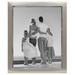 Orren Ellis Saroyan 8" x 10" Matte Metal Single Picture Frame in Silver Metal in Gray | 11.5 H x 9.63 W x 1 D in | Wayfair