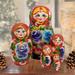 The Holiday Aisle® Comari Figurine Wood in Blue/Brown/Green | 3.5 H x 2 W x 2 D in | Wayfair 5F20A008218E451B93403A08F7C99F18