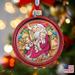 The Holiday Aisle® Santa Claus Reading Wish List Holiday Shaped Ornament Glass in Green/Red/White | 3.5 H x 3 W x 1 D in | Wayfair