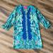 Lilly Pulitzer Dresses | Lilly Pulitzer Pamala Dress In Macaw Blue | Color: Blue/Green | Size: Xs