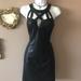 Zara Dresses | Guess Black Faux Leather Dress | Color: Black | Size: S